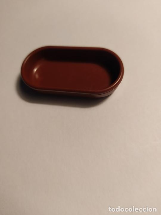 Playmobil: PLAYMOBIL RECIPIENTE RECTANGULAR OVALADO MARRON , CASA GRANJA - Foto 1