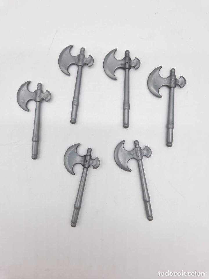 Playmobil: Playmobil lote hachas vikingas caballero soldado medievales