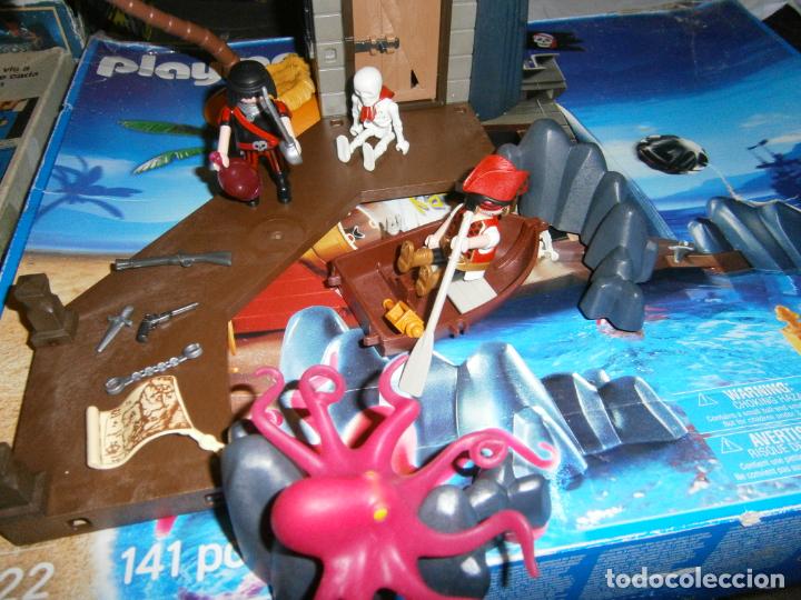 Playmobil: ESPECTACULAR TORRE DEL PIRATA CON MUELLE Y COMPLEMENTOS VARIOS - Foto 8