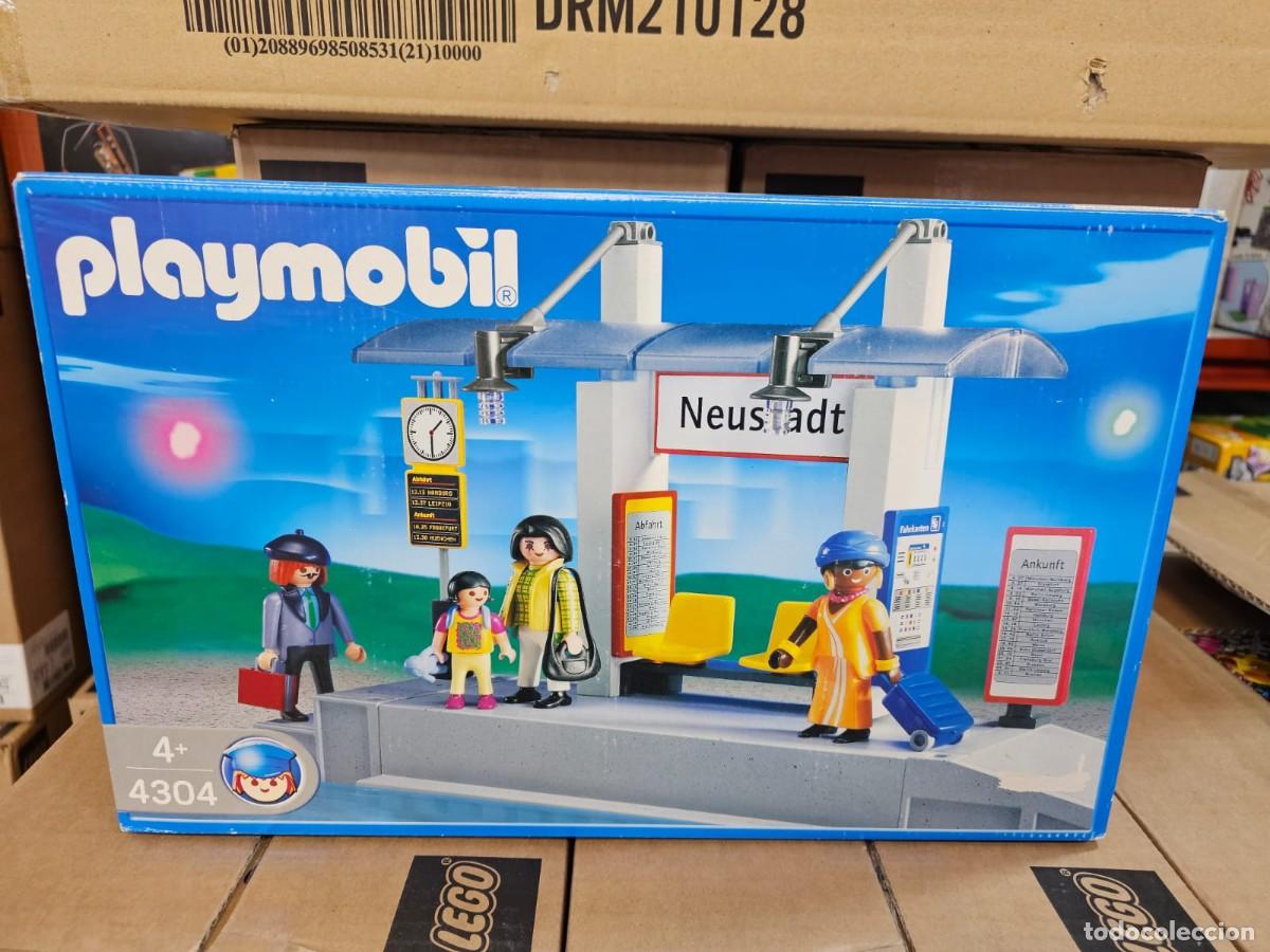 Playmobil: Playmobil 4304 Plataforma de Estaci&oacute;n de Tren Neustadt - Nuevo en caja cerrada sin abrir ni usar