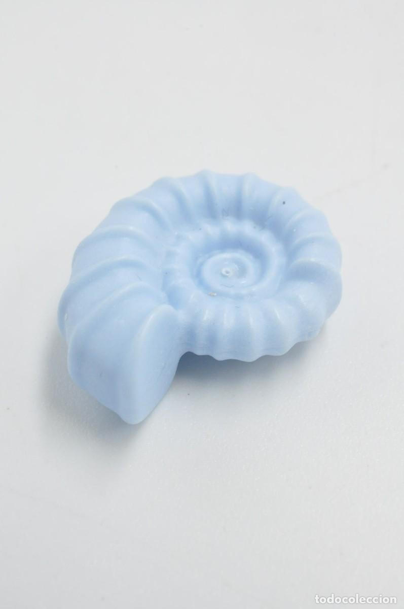 Playmobil: cj1414 PLAYMOBIL, FOSIL CARACOL Ammonoidea AZUL