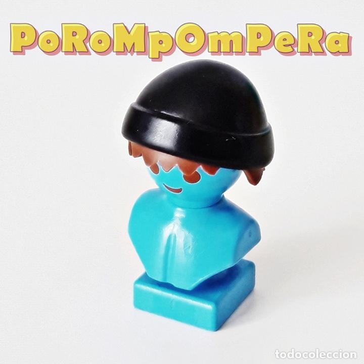 Playmobil: PLAYMOBIL GORRO NEGRO LANA 4059 4168 4265 4414 4449 4754 4878 4882 5421 5891 6281? LADR&Oacute;N SKATER GR2