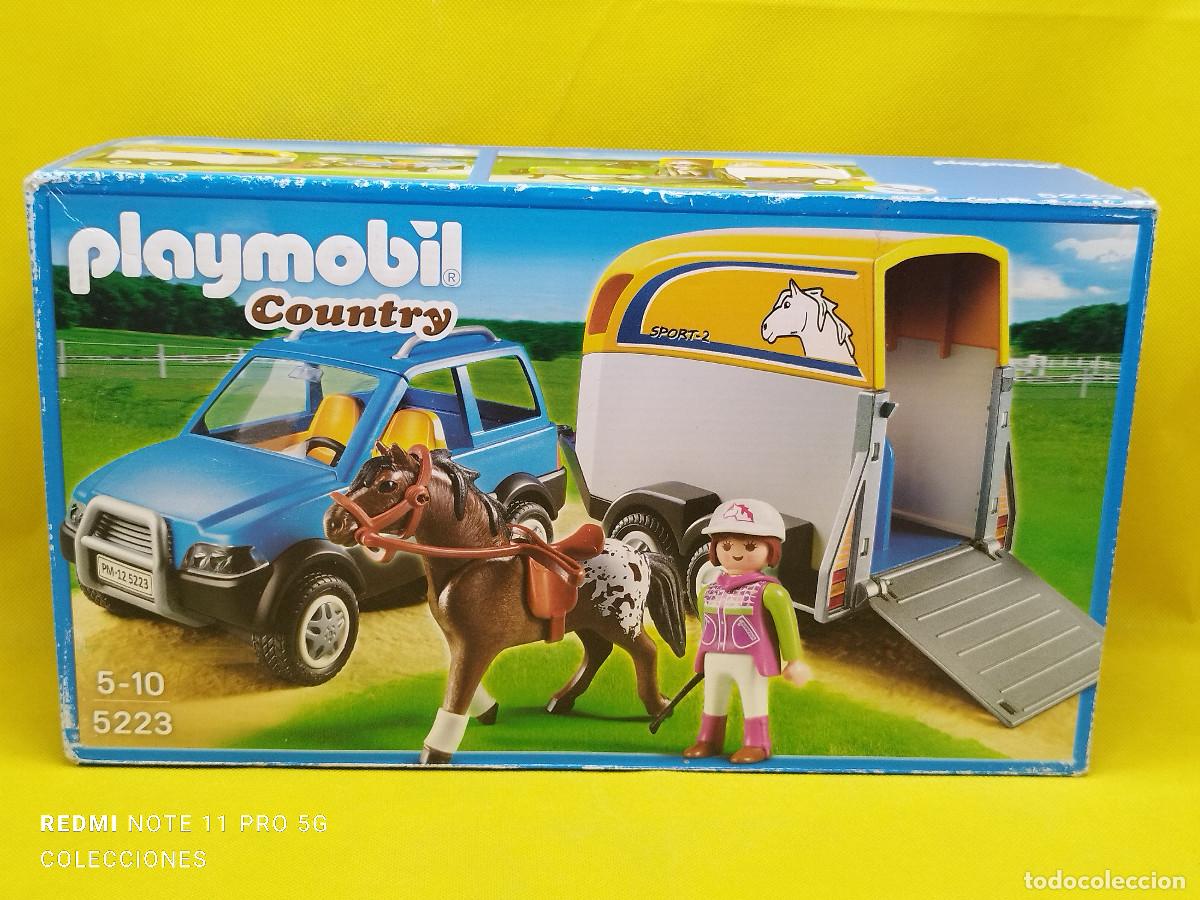 Playmobil: Playmobil Veh&iacute;culo con remolque para caballos REF 5223