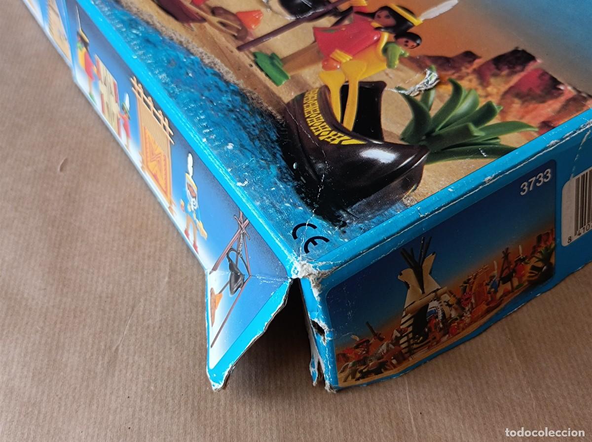 Playmobil: CAJA DE INDIOS PLAYMOBIL CAMPAMENTO INDIO REF. 3733 - INCOMPLETA - Foto 25