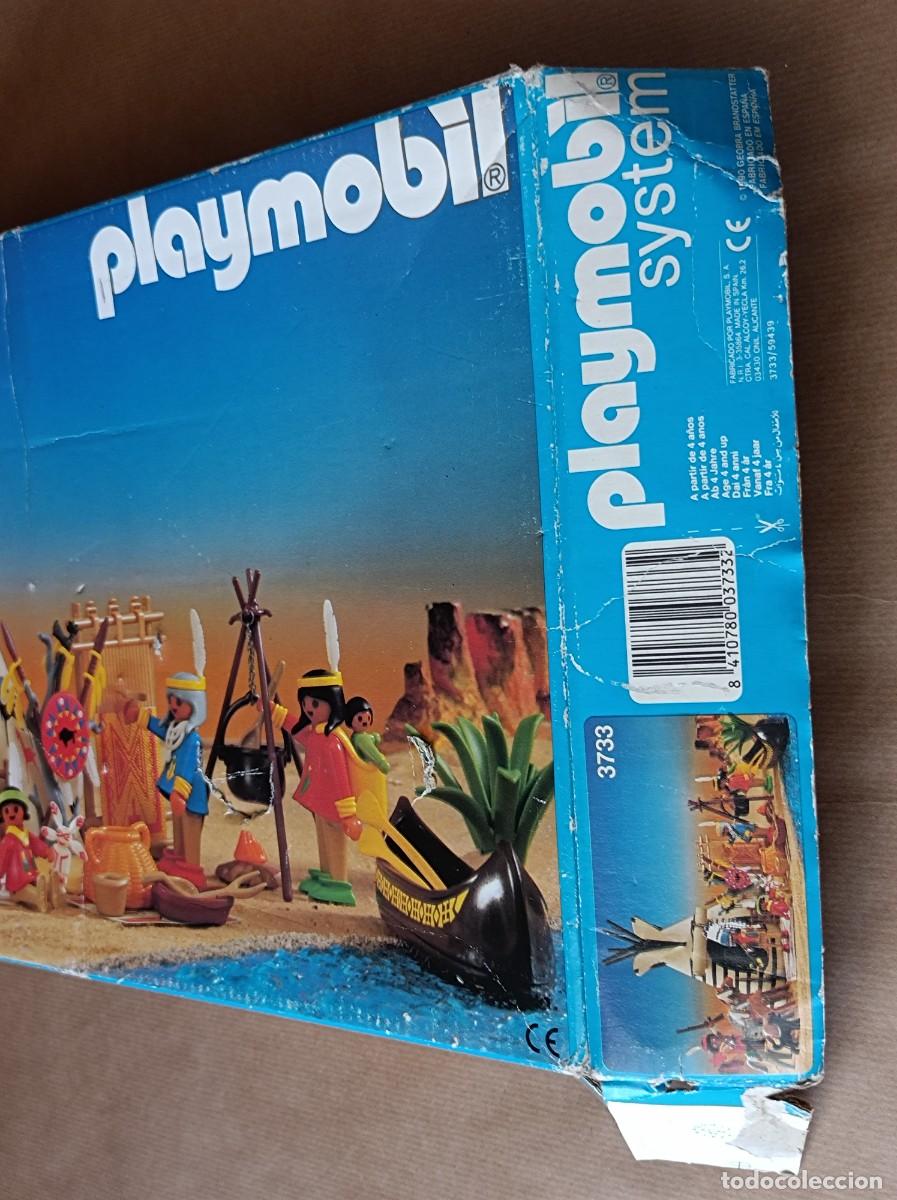 Playmobil: CAJA DE INDIOS PLAYMOBIL CAMPAMENTO INDIO REF. 3733 - INCOMPLETA - Foto 27