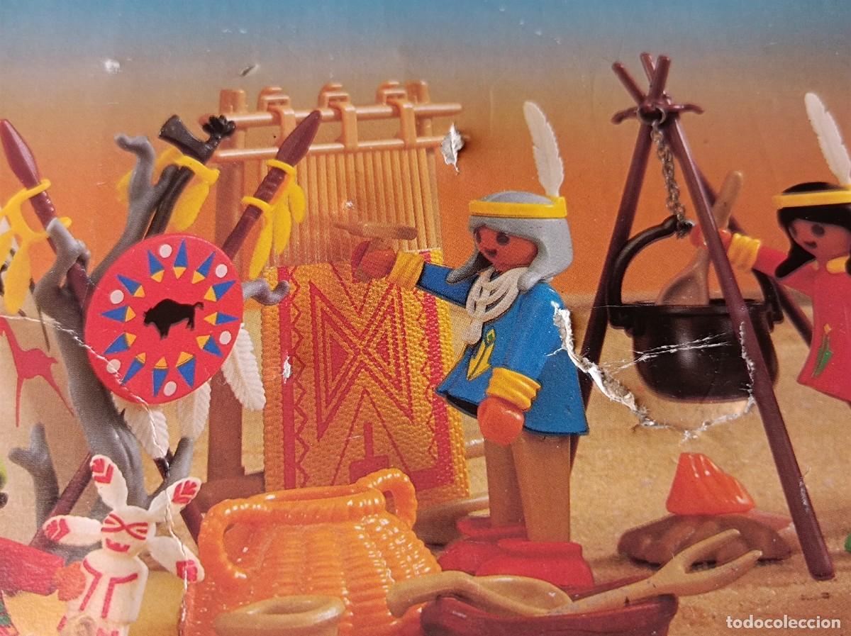 Playmobil: CAJA DE INDIOS PLAYMOBIL CAMPAMENTO INDIO REF. 3733 - INCOMPLETA - Foto 28