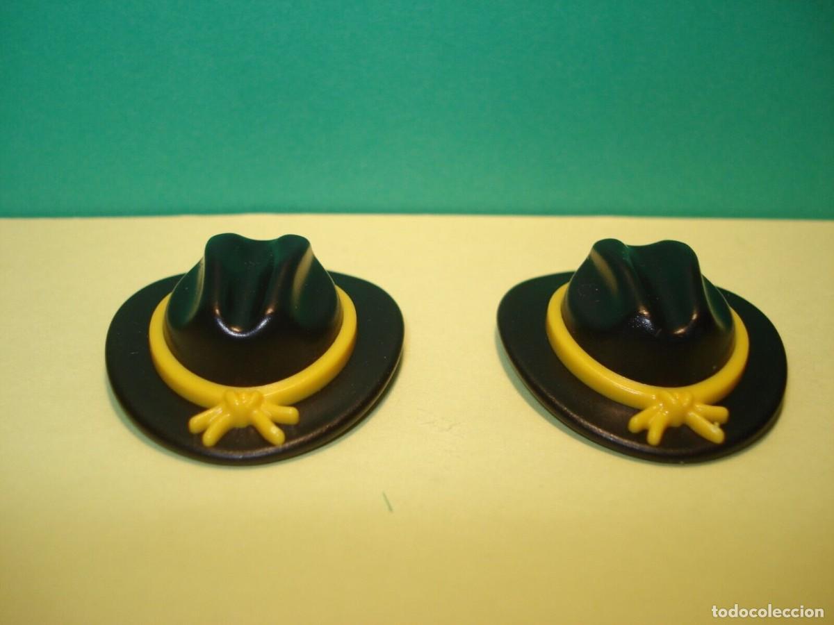 Playmobil: PLAYMOBIL LOTE DE DOS SOMBREROS SARGENTO NORDISTA, ESTADO NUEVO
