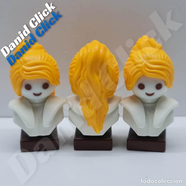 Playmobil: PLAYMOBIL 3 PELUCAS MUJER PRINCESA DAMA (BUSTOS NO INCLUIDO)