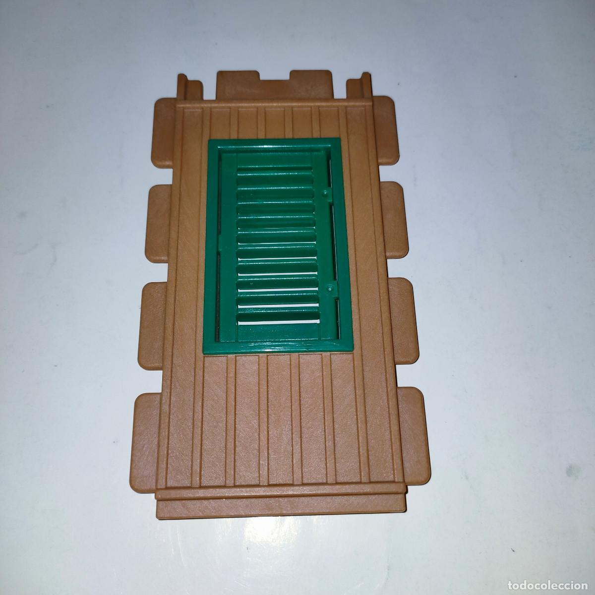 Playmobil: - PLAYMOBIL - PARED CON VENTANA VERDE CAMPAMENTO / ESTACI&Oacute;N SAFARI NGORONGORO REF. 3433 4305