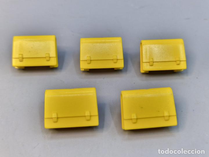 Playmobil: Playmobil maleta espalda ni&ntilde;o ni&ntilde;a escuela amarilla