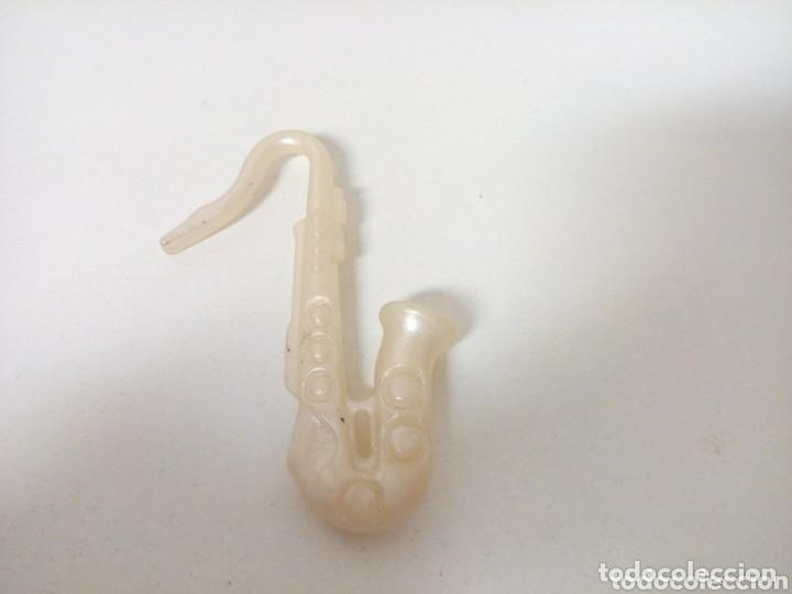 Playmobil: PLAYMOBIL MEDIEVAL SAXOFON BLANCO PERLA PAYASO ROSA DORADO 3392 MUSICO INSTRUMENTO SAXO