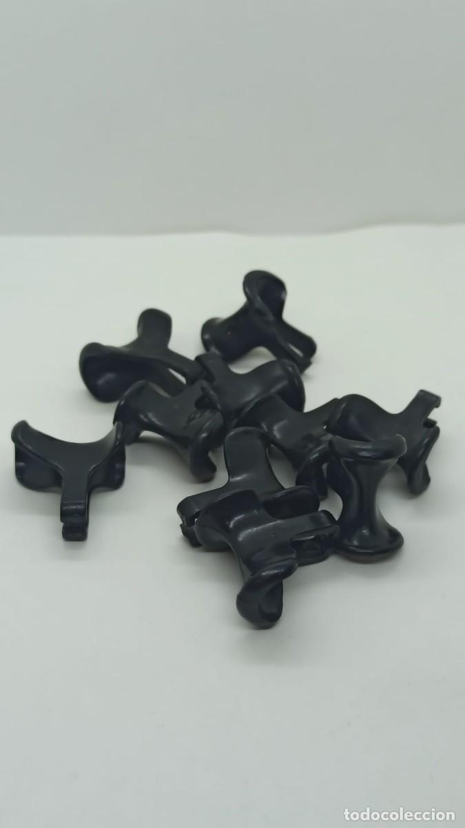Playmobil: Playmobil sillas caballo negro lote 10 unidades