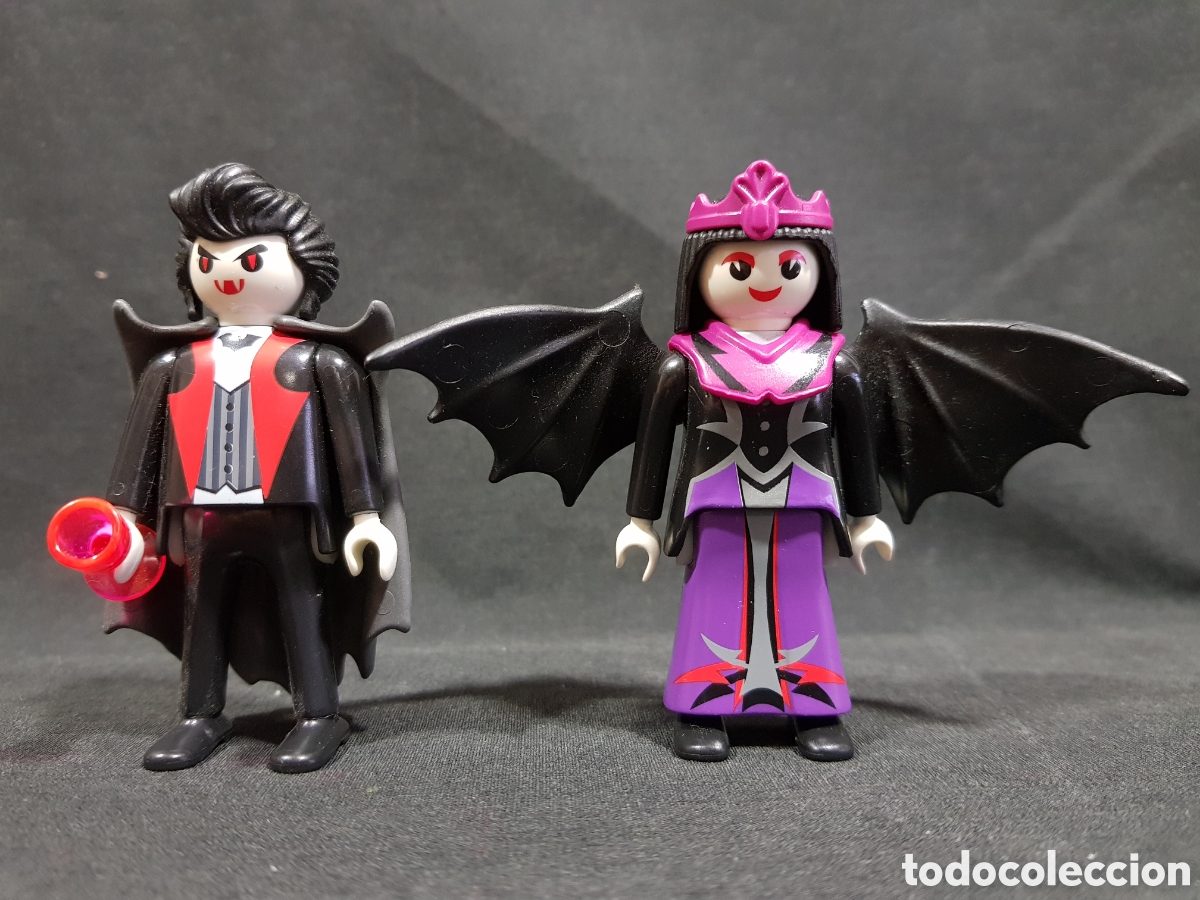 Playmobil: PLAYMOBIL DR&Aacute;CULA Y VAMPIRESA HALLOWEEN - Foto 2