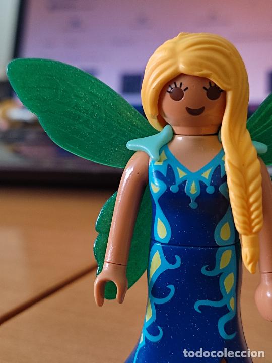 Playmobil: PLAYMOBIL HADA NINFA ALAS VERDES RUBIA COLETA SERIE FANTASIA *