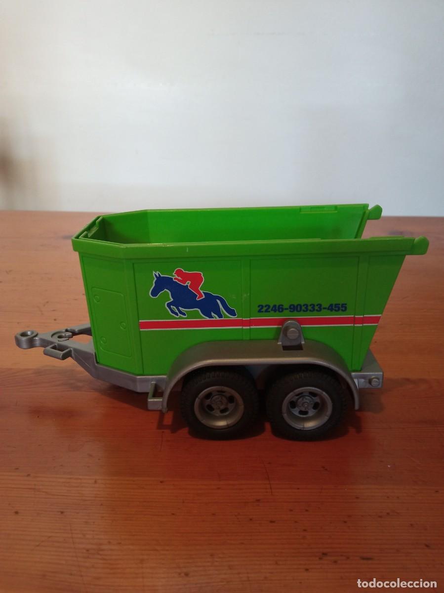 Playmobil: LOTE PLAYMOBIL 4189 remolque transporte caballos - incompleto -