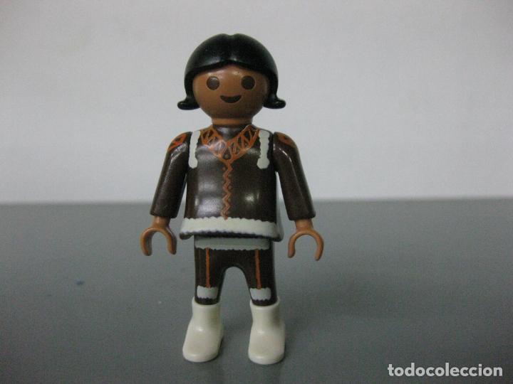 Playmobil: playmobil figura ni&ntilde;a india con botas ciudad box7