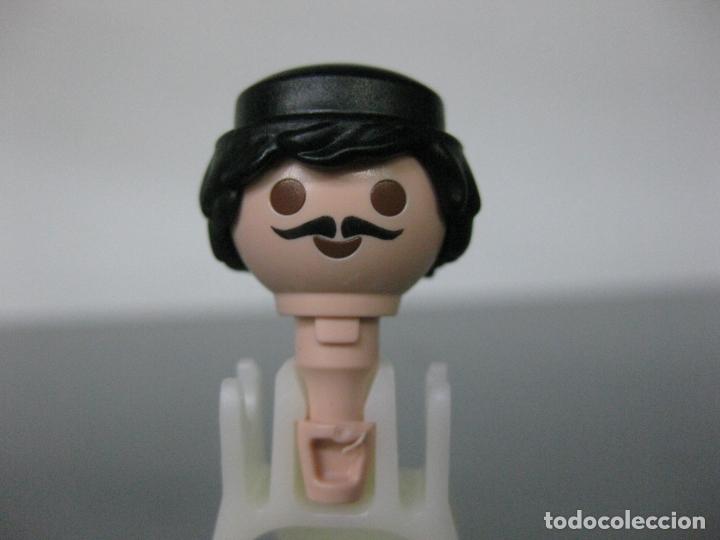 Playmobil: playmobil CABEZA CON BIGOTE RECAMBIO +PELO PELUCA -LAS 2 COSAS -HEA1