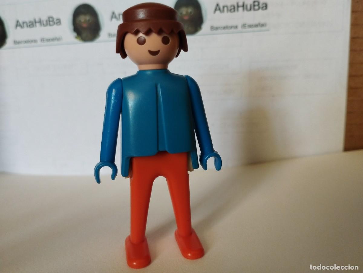 Playmobil: Playmobil antiguo naranja - Foto 1