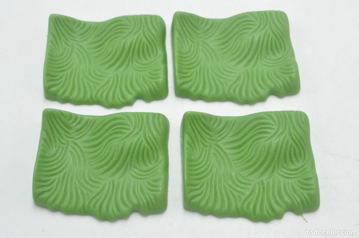 Playmobil: cj1204 PLAYMOBIL - 4 LECHOS HIERBA PARA CONEJERAS