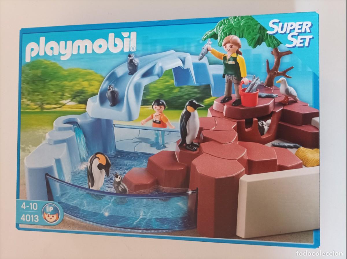 Playmobil: SUPER SET PLAYMOBIL 4103 ZOOLOGICO PISCINA DE PINGUINOS NUEVO SIN ABRIR