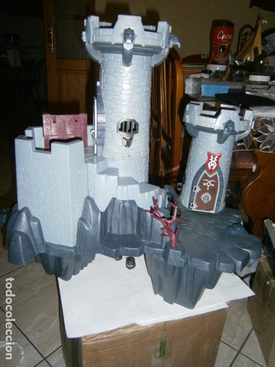 Playmobil: GRAN FORTALEZA PLAYMOBIL CON DOBLE TORRE Y COMPLEMENTOS VARIOS