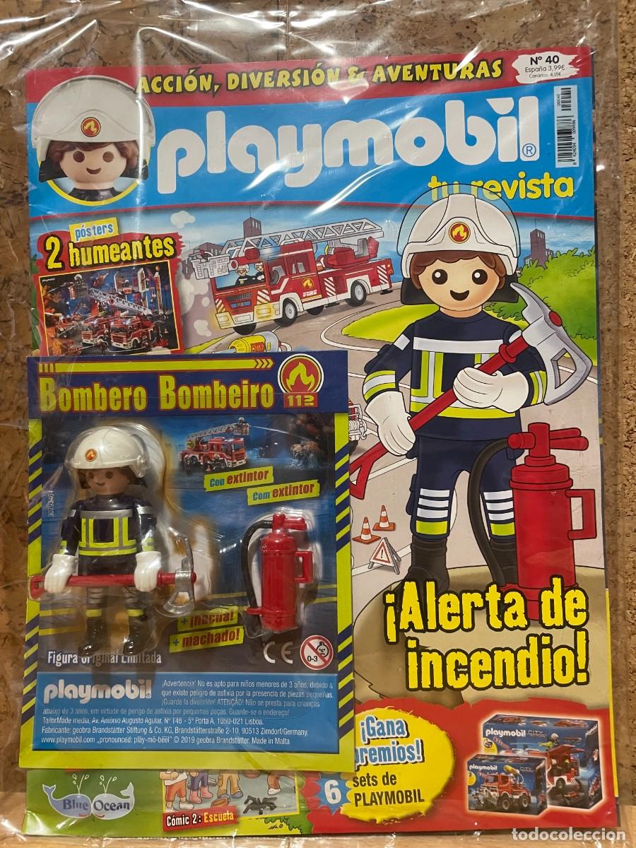Playmobil: Revista N&ordf;40 Playmobil - Figura bombero