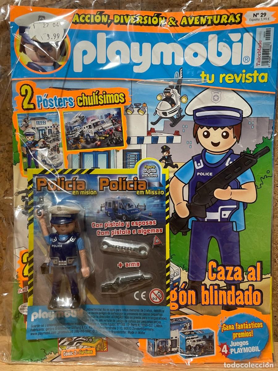 Playmobil: Revista N&ordf;29 Playmobil - Figura Policia