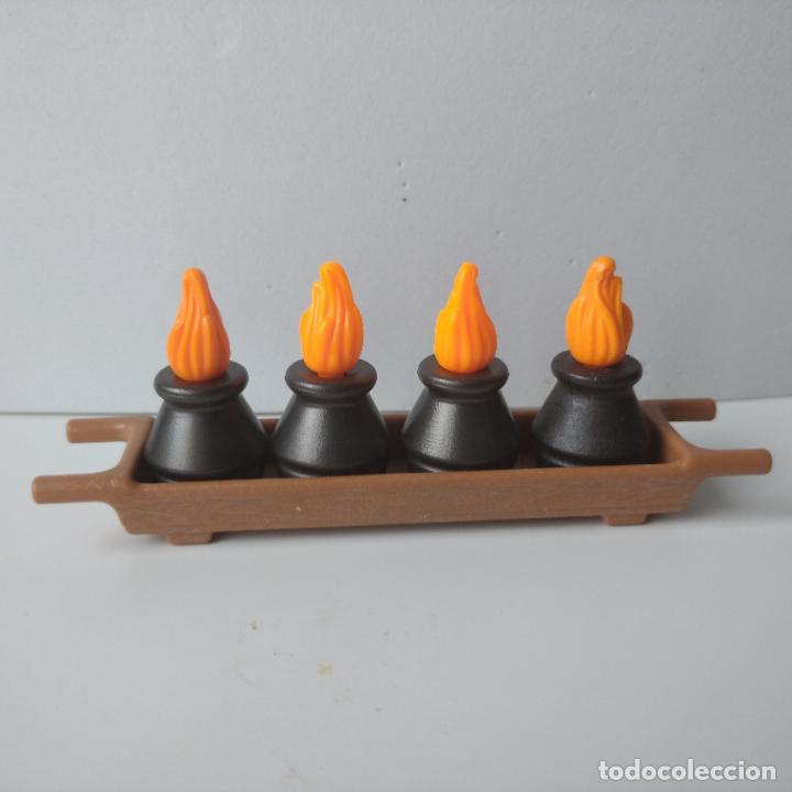 Playmobil: PLAYMOBIL BANDEJA PORTA FUEGO CATAPULTA MEDIEVAL