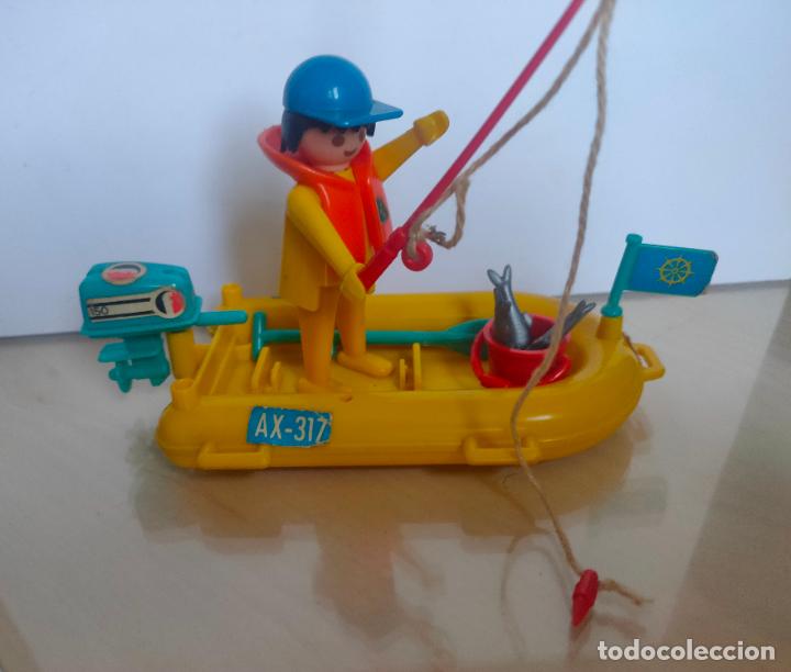 Playmobil: Famobil Ref 3574. Pescador y lancha. Lo de la foto