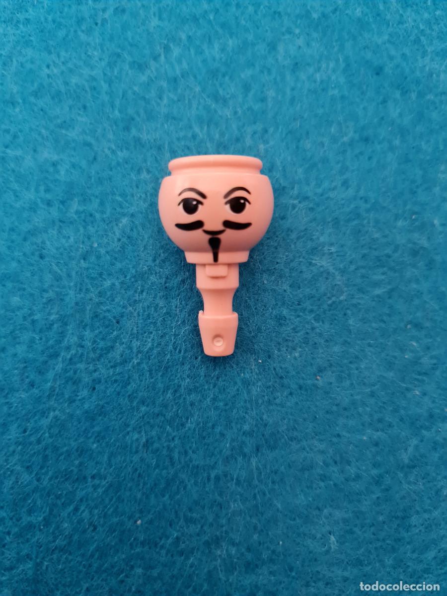 Playmobil: Playmobil cabeza hombre ojos cejas bigote perilla siglo XVII tercios mosqueteros piratas Vel&aacute;zquez