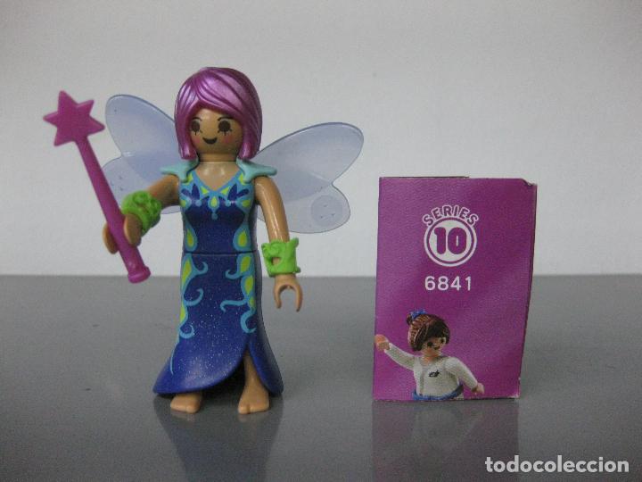 Playmobil: PLAYMOBIL serie sorpresa 10 rosa hada con alas y varita fantasia sobre sorpresa