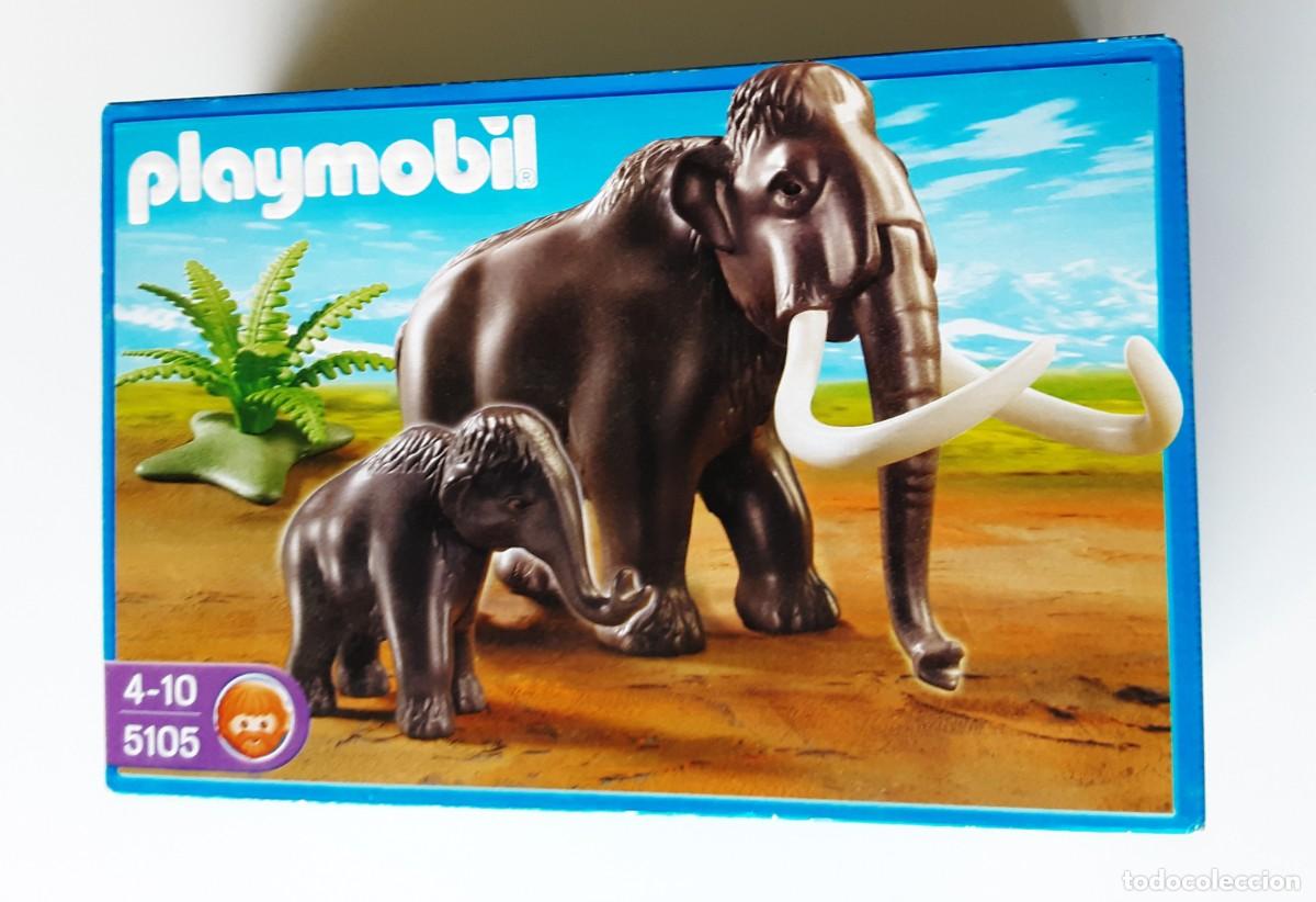 Playmobil: Playmobil 5105 mamuts con cr&iacute;a nuevo