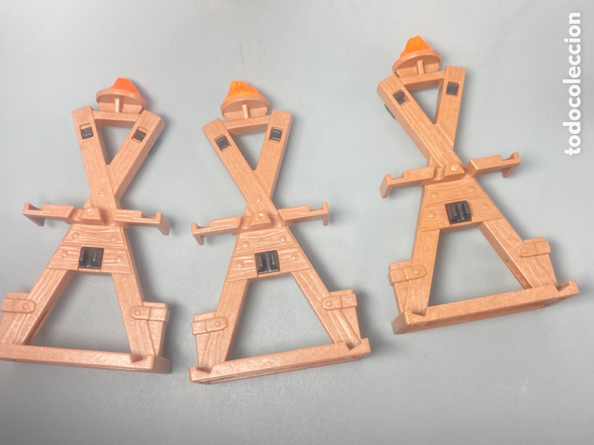 Playmobil: Playmobil armeros modernos marr&oacute;n medievales