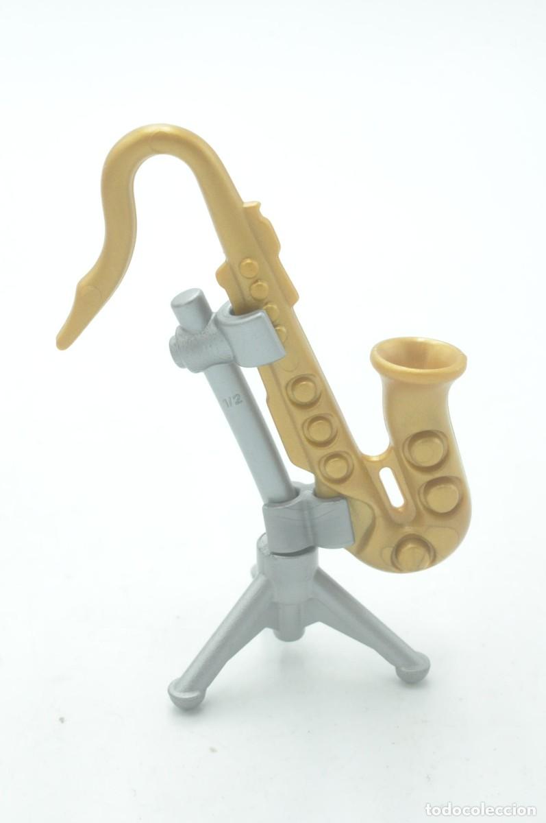 Playmobil: cj1408 PLAYMOBIL, SAXOFON Y SOPORTE