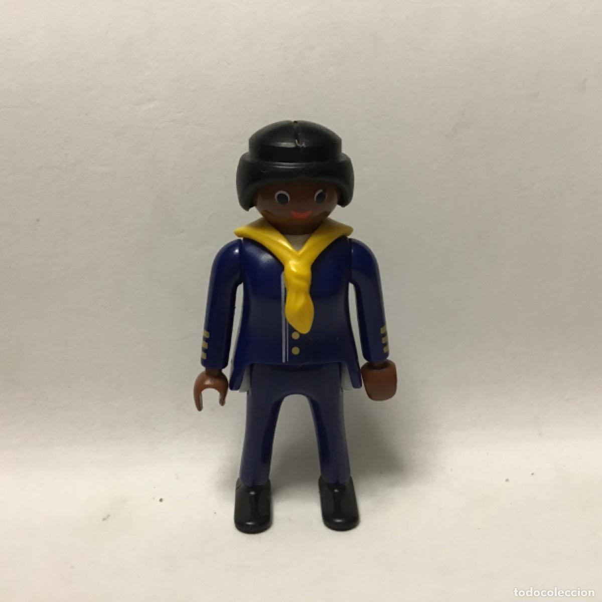 Playmobil: Playmobil Mu&ntilde;eco mujer azafata. D34