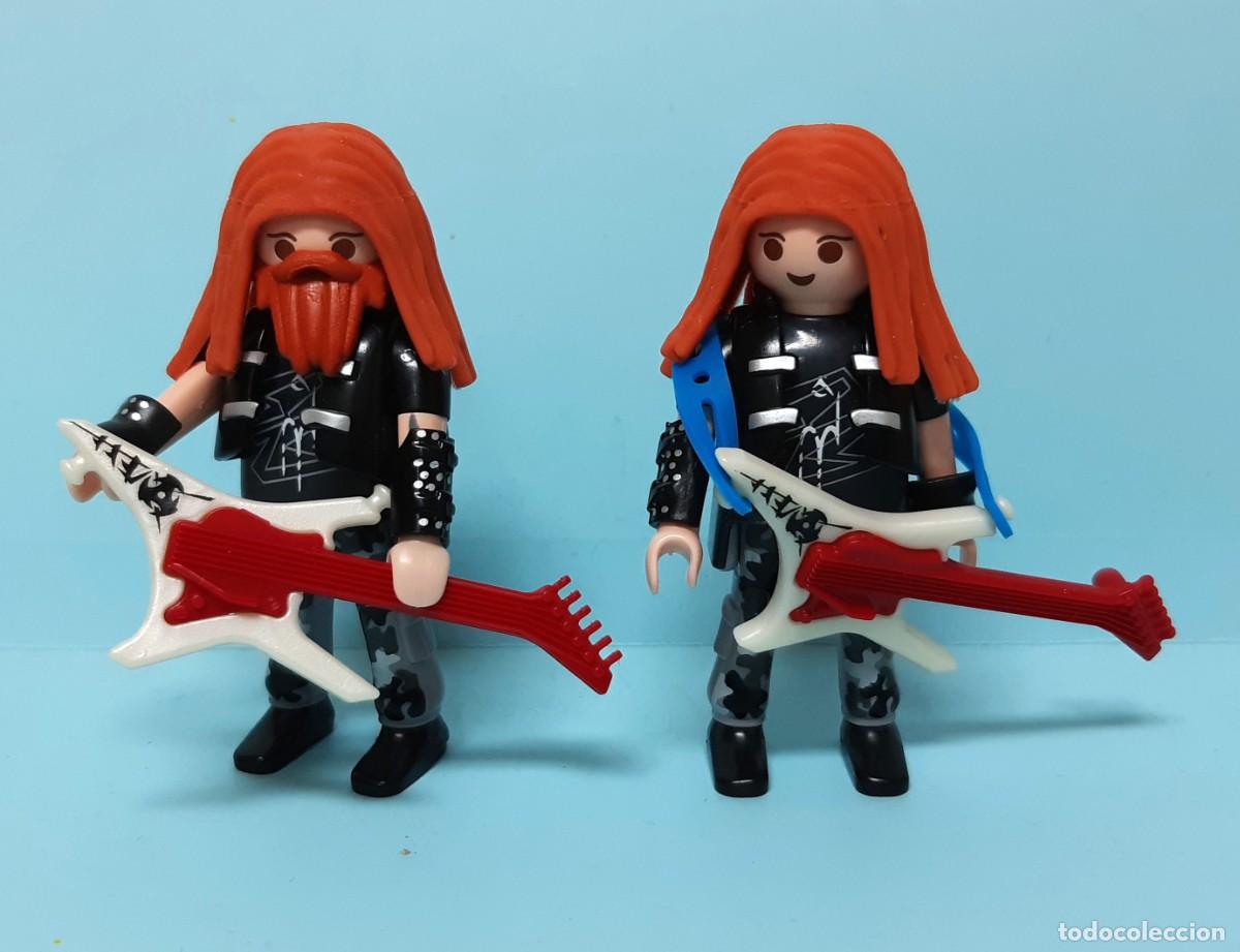 Playmobil: LOTE PLAYMOBIL 2 FIGURAS HEAVY METAL