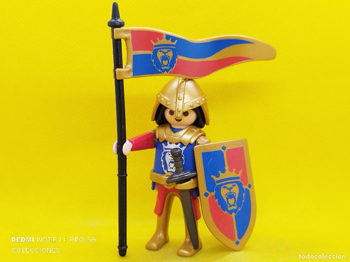 Playmobil: Playmobil Caballero abanderado del Reino del Le&oacute;n