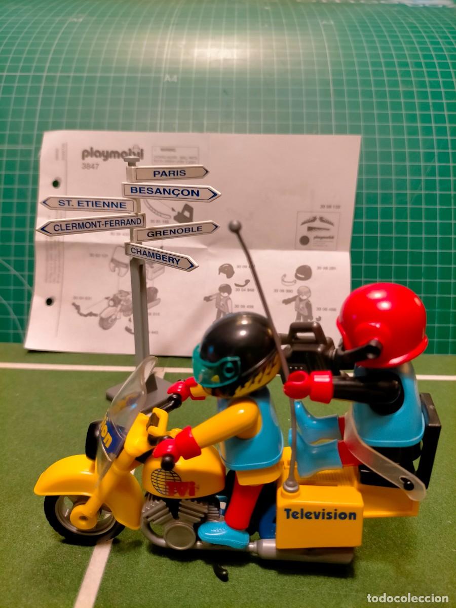 playmobil 3847 moto con cámar de tv - Acheter Playmobil sur