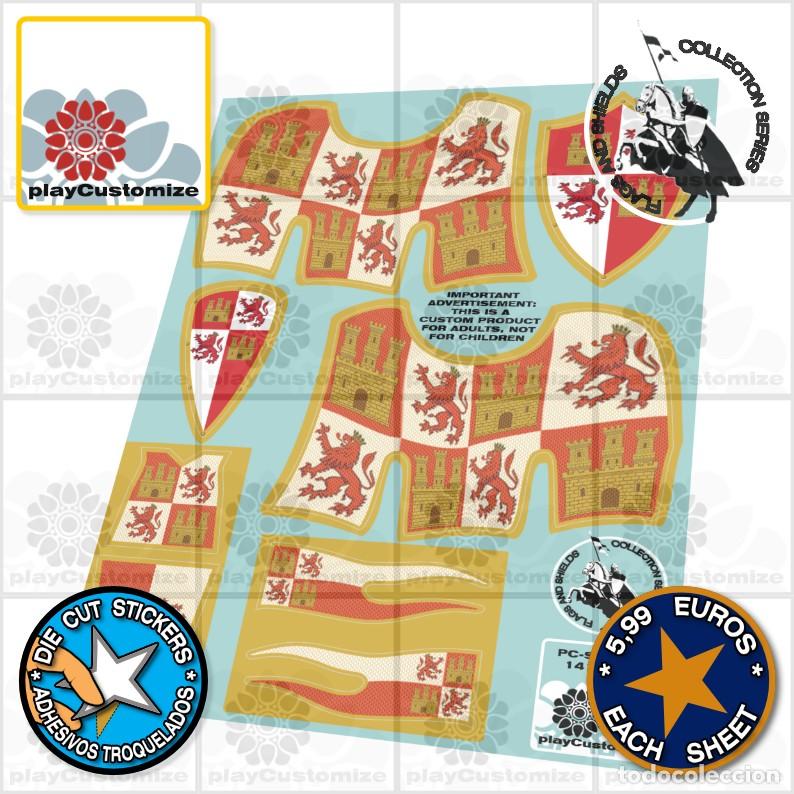 Playmobil: Playmobil: stickers / Aufkleber-gualdrapas / caparisons / Pferdedecken-medieval