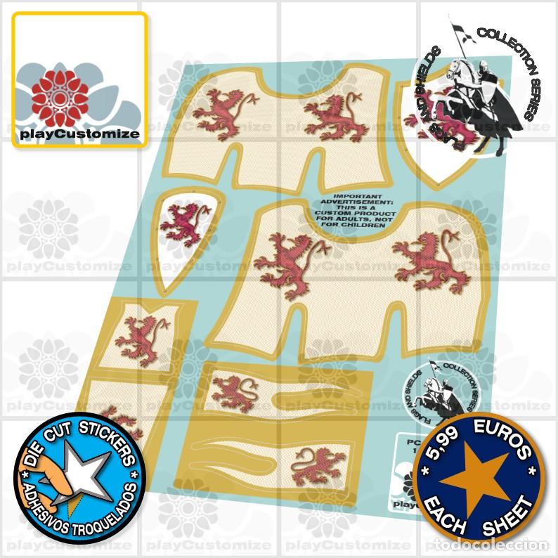 Playmobil: Playmobil: stickers / Aufkleber-gualdrapas / caparisons / Pferdedecken-medieval