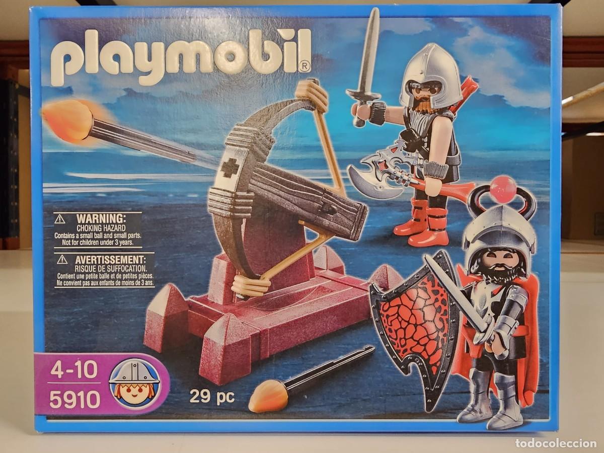 Playmobil: PLAYMOBIL 5910 CABALLEROS CON BALLESTA, nuevo, cerrado, caja perfecta, edici&oacute;n rara y dif&iacute;cil