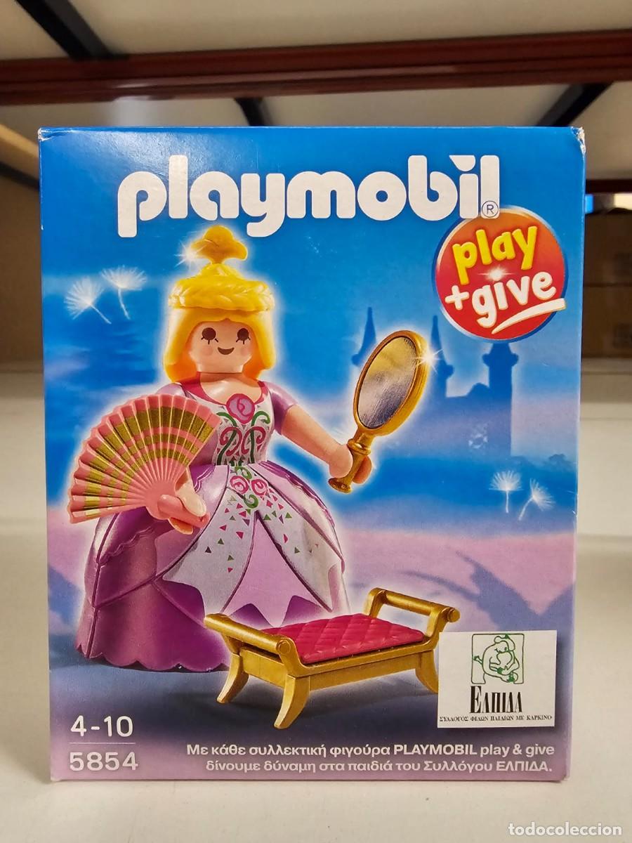 Playmobil: PLAYMOBIL 5854 PRINCESA PLAY&GIVE, nuevo, cerrado, caja perfecta, edici&oacute;n rara y dif&iacute;cil de la l&iacute;nea