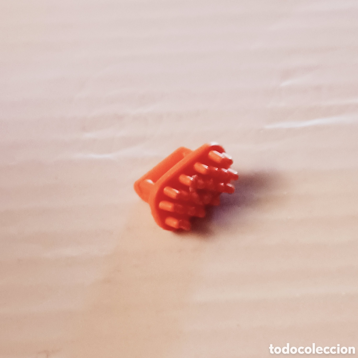Playmobil: Pieza Playmobil cepillo naranja de p&uacute;as caballo lavandera
