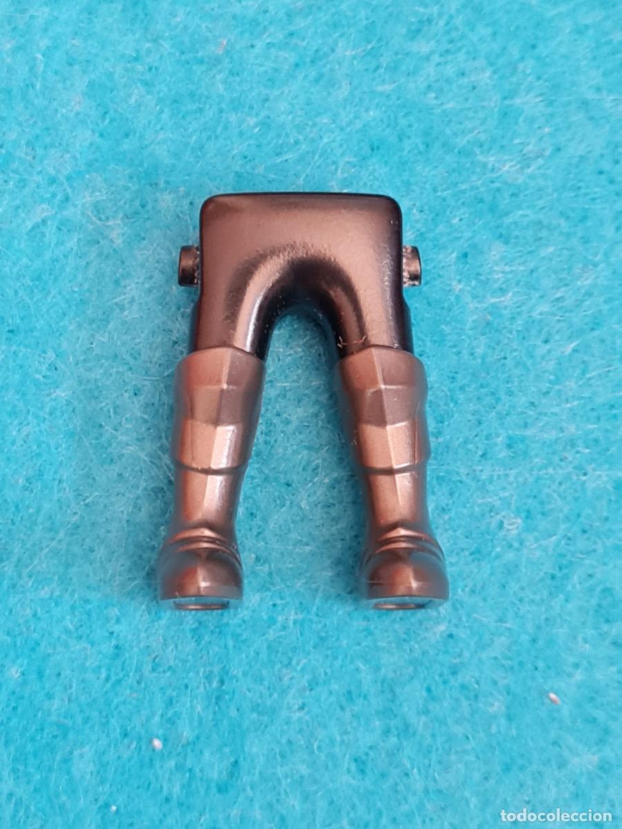 Playmobil: playmobil piernas negras coraza armadura antracita caballero medieval vikingos orcos elfos