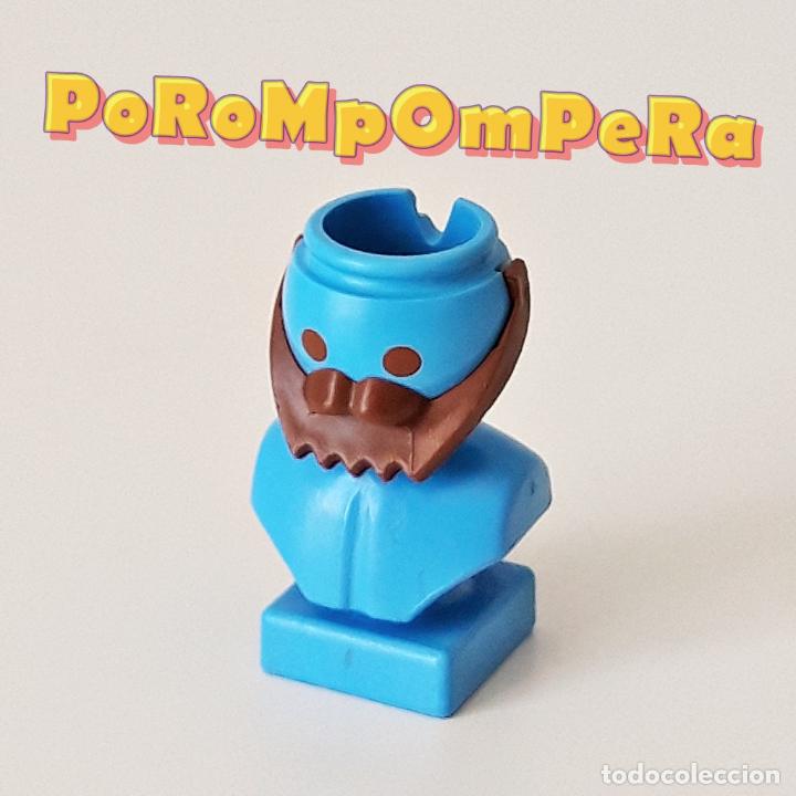 Playmobil: PLAYMOBIL BARBA MARR&Oacute;N PUNTIAGUDA CON BIGOTE CL&Aacute;SICA IDEAL COMPLETAR O CUSTOM K9