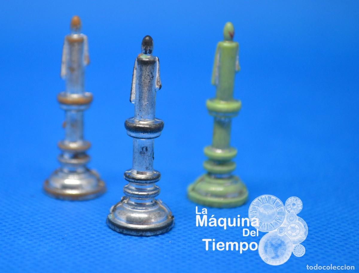 Playmobil: Lote de 3 candelabros cromados. Famobil / playmobil. A&ntilde;os 70-80