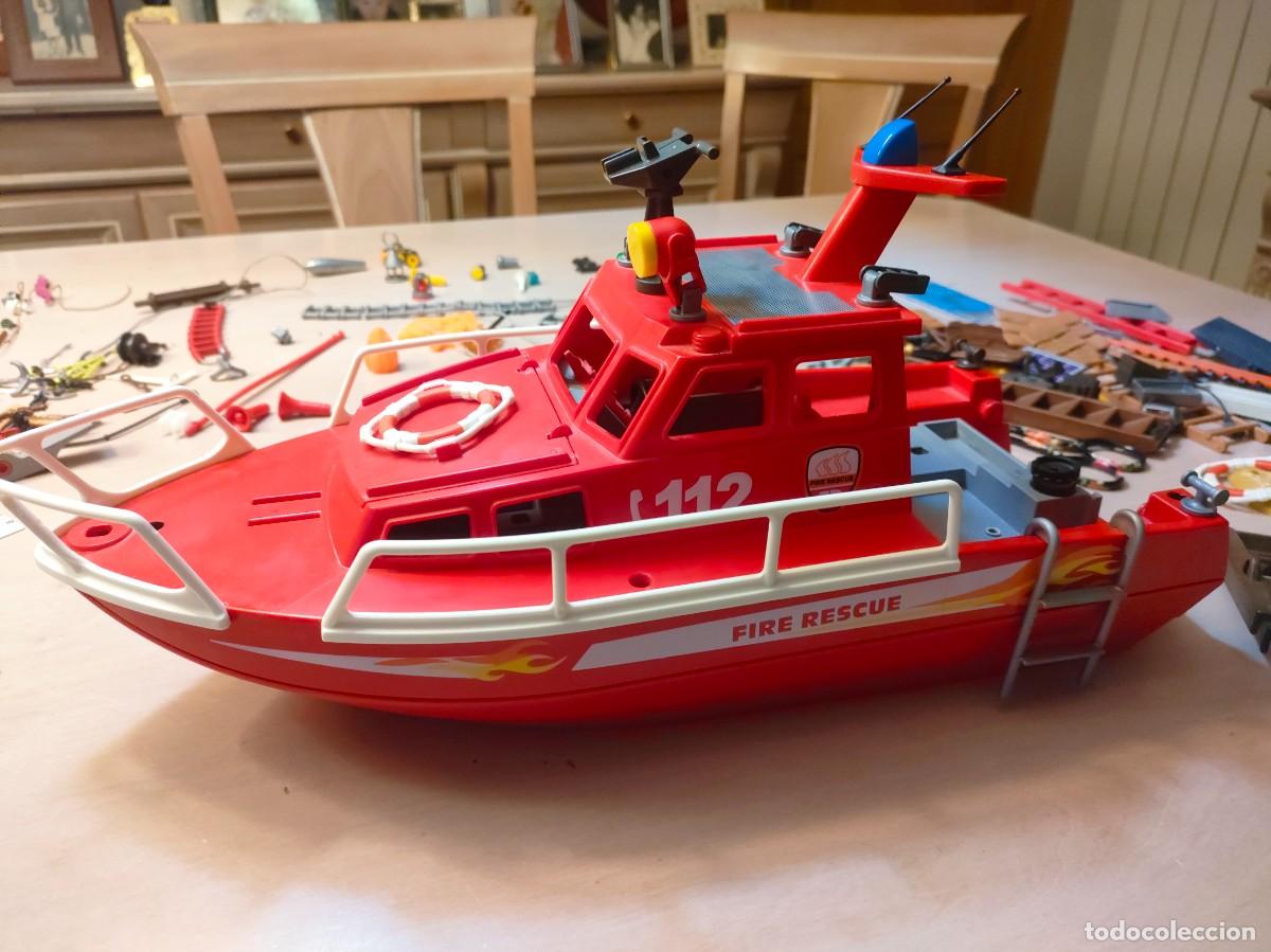 Barco cheap bomberos playmobil