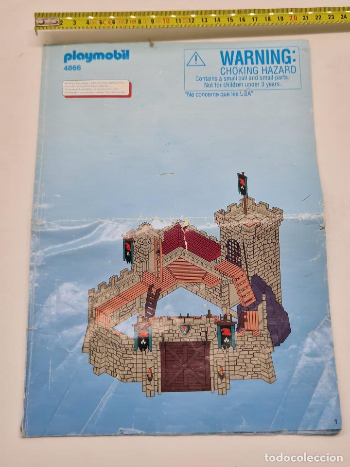 Playmobil: Playmobil instrucciones 4866 castillo