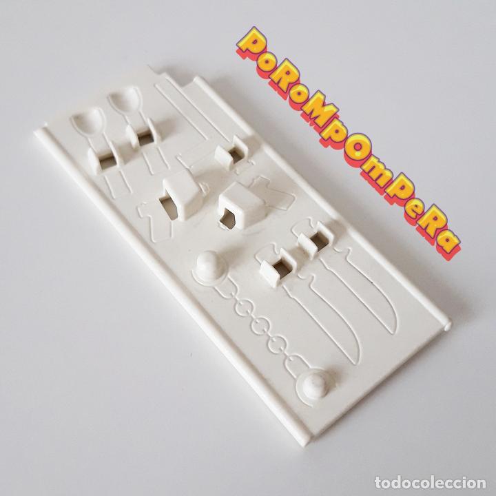 Playmobil: PLAYMOBIL PARED BLANCA PARA COLGAR HERRAMIENTAS CUARTEL GENRAL TOP AGENTS 4875 TALLER GARAJE F8