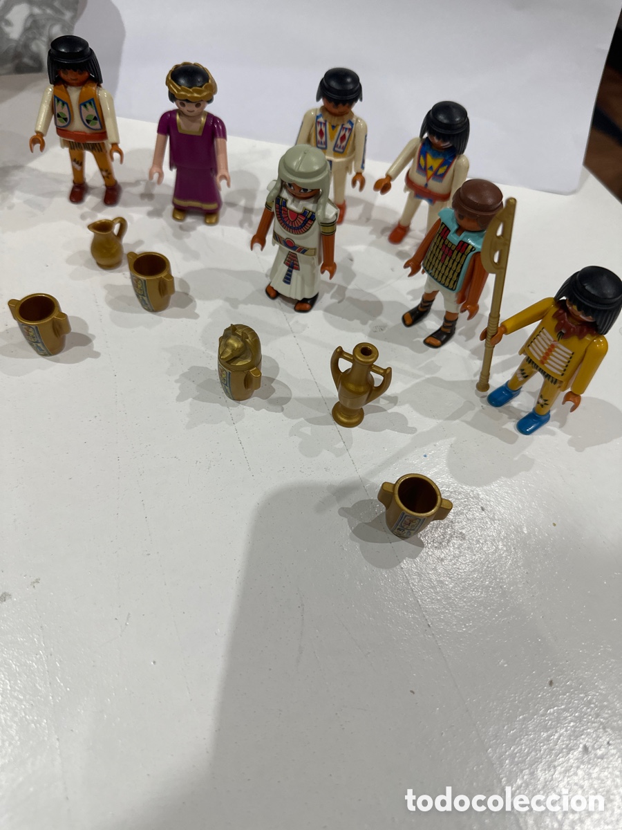Playmobil: Lote Playmobil figuras egipcias e indios - Foto 1